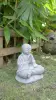  Product image 2 of the product “Rokesh - Sitting praying Monk, 35cm H | cast stone ”